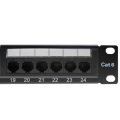 Rj45 24 port utp cat 6a patch panel